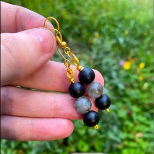 Labradorite earrings